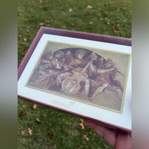 Papyrus Vintage Christmas Cards Angels Cherub Playing Music Holiday Angel Art